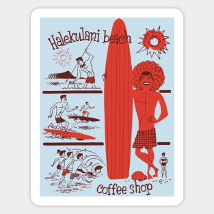 Halekulani Beach Coffee Shop Sticker